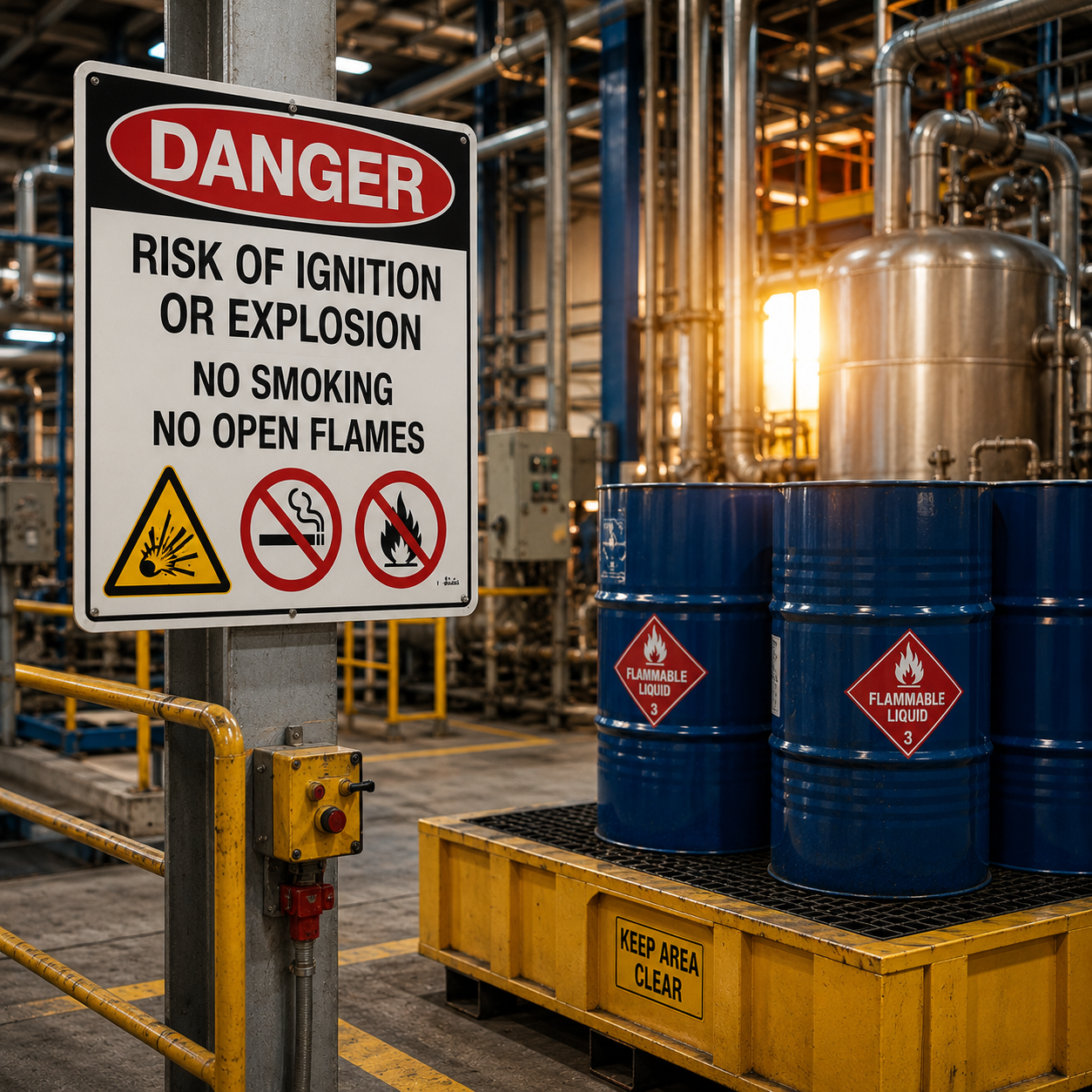 risk of ignition or explosion
